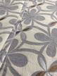 octorose chenille grey/beige fabric 59" width - durable upholstery sewing fabrics order by yard (chenille-grey-leaves, 1 yard) logo