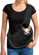 🐾 yudodo pet sling carrier: lightweight and breathable travel bag for dogs and cats логотип
