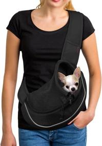 img 4 attached to 🐾 YUDODO Pet Sling Carrier: Lightweight and Breathable Travel Bag for Dogs and Cats