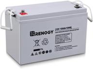 аккумулятор renogy 12v 100ah agm: высокая производительность, низкий саморазряд и безопасность для всех ваших потребностей вне сети! логотип