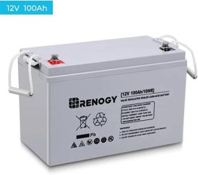 img 3 attached to Renogy 12V 100Ah AGM Battery: High-Performance, Low Self-Discharge, And Safe For All Your Off-Grid Needs!