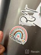 img 1 attached to 33-Piece Nurse Sticker Set For Water Bottles, Laptops - Perfect Gift For Nursing Students, Nurses & Healthcare Workers - Reusable Vinyl Decals With No Residue And Waterproof review by Brett Blazis