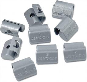 img 1 attached to 25 Pcs CKAuto MC-Series Coated Zinc Clip On Wheel Weights - 1/4Oz, 0.25Oz Per Piece