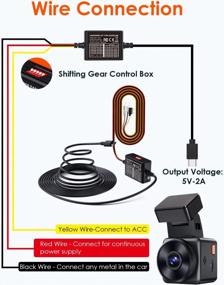 img 2 attached to Vantrue 3-Lead ACC Hardwire Kit: Ultimate Dash Cam Protection With 24/7 Parking Mode, Type C USB 12V-24V To 5V And Fuse Holders For N4, E1, E2, S2, N2S, And X4S Models