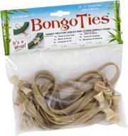 🔗 bongoties® natural color bongo ties b5-02 ~ 10 pack ~ convenient cable ties for taming unruly items логотип