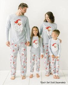 img 1 attached to Matching Family Christmas Pajama Sets With Snowflake And Santa Print - Sleepyheads Holiday Collection