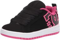 ๐ skate girls' shoes: dc court graffik for active athletes logo