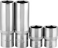 socket four pack drive shallow tools & equipment for hand tools logo
