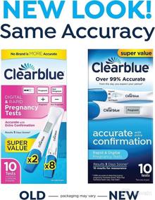 img 3 attached to Clearblue Pregnancy Test Combo Pack - 10ct with 2 🤰 Digital Smart Countdown & 8 Rapid Detection Tests - Super Value Pack