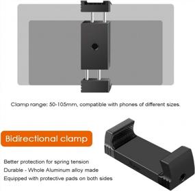img 1 attached to Transform Your Osmo Pocket Experience With Arzroic'S Handheld Phone Holder And Tripod Expansion Kit