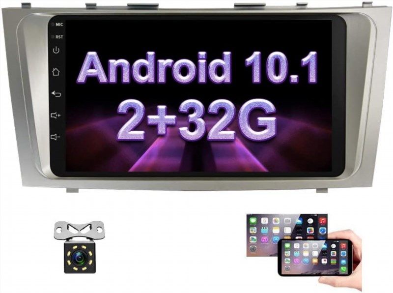 Android 9'' Touch Screen Car Stereo Head Unit With GPS Navigation, Bluetooth, USB, FM Radio For