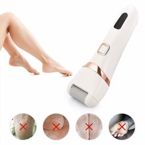 img 1 attached to Upgrade Waterproof Electric Callus Remover - Professional Pedicure Feet Care For Dead, Hard Cracked Dry Skin