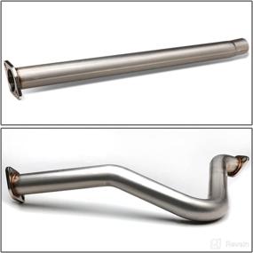 img 1 attached to 🚗 Enhance Performance with DNA Motoring CBE-FM10V6-NRT Stainless Steel Catback Exhaust System