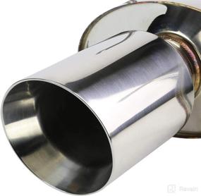 img 3 attached to 🚗 Enhance Performance with DNA Motoring CBE-FM10V6-NRT Stainless Steel Catback Exhaust System