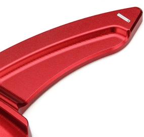 img 1 attached to 🚗 Red Car Steering Wheel Shift Paddles Shifters Replacement Kit for Golf6 Tiguan MK5 MK6 Jetta R20 R36 CC Scirocco - Enhanced SEO