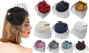 img 1 attached to Ro Rox Vintage Fascinator Classic Women's Accessories at Special Occasion Accessories