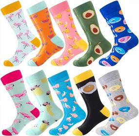 img 4 attached to Crazy Cool Novelty Socks For Men & Women - BONANGEL’S Fun & Colorful Collection