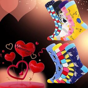 img 3 attached to Crazy Cool Novelty Socks For Men & Women - BONANGEL’S Fun & Colorful Collection