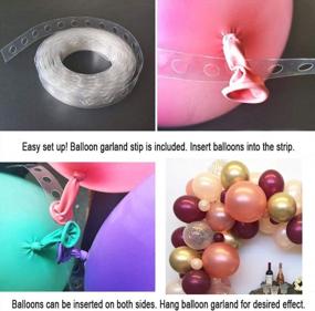 img 1 attached to 100PCS Valentine'S Day Balloon Garland Kit - Perfect For Birthday, Weeding, Baby Shower Or Bachelorette Party Decoration