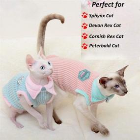 img 2 attached to Bonaweite Hairless T Shirt Breathable Peterbald Cats - Apparel