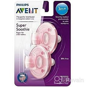 img 1 attached to Philips FreeSoothie Pacifier Months Colors