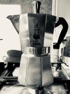img 1 attached to Bialetti 1-Cup Moka Pot: Authentic Aluminum Silver Espresso Maker review by Som Sak ᠌