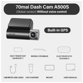 img 2 attached to DVR 70MAI Dash Cam Pro Plus+, black (A500S), black
