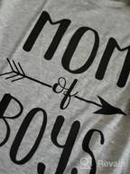 img 1 attached to Get Your Humor On With Umsuhu Mom Of Boys Shirts For Women - Perfect Mother'S Day Gift! review by Mandy Johnson