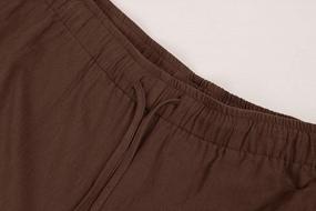 img 2 attached to Men'S Medieval Pirate Linen Shorts With Renaissance Viking Lace-Up - Perfect For Cosplay And Costumes
