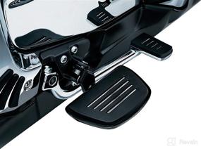 img 2 attached to Kuryakyn 7564 Motorcycle Foot Control Component: Premium Gloss Black Mini Board Floorboards with Comfort Drop Mounts for 2001-2017 Honda Motorcycles - 1 Pair