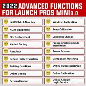 img 2 attached to 🚀 2022 LAUNCH X431 Pros Mini 3.0 Bi-Directional Scanner: Key Programming, Variant Coding, Free Update & More!