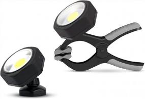 img 4 attached to Get Instant Illumination With PowerFirefly Bundled COB LED Work Lights And Grill Light - 250 Lumens