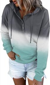 img 2 attached to FARORO Women'S Hooded Sweatshirts | Pullover Hoodies For Casual Sports | Button Down Top With Pockets