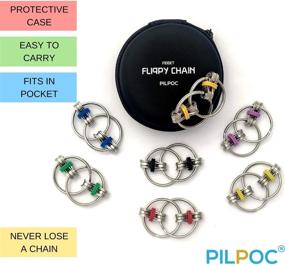 img 2 attached to PILPOC Flippy Chain Fidget Toy: Your Ultimate Solution For Stress Reduction And Improved Focus