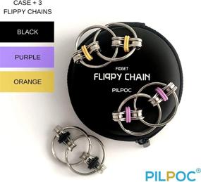img 3 attached to PILPOC Flippy Chain Fidget Toy: Your Ultimate Solution For Stress Reduction And Improved Focus