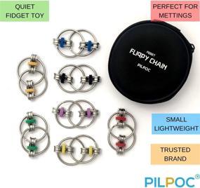 img 1 attached to PILPOC Flippy Chain Fidget Toy: Your Ultimate Solution For Stress Reduction And Improved Focus