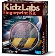 🔬 fingerprint kit: 4m kidzlabs spy forensic science lab - educational stem toys for kids & teens, boys & girls logo