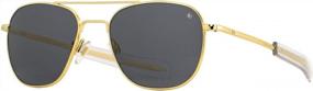 img 2 attached to AO Original Pilot SkyMaster Sunglasses: A Classic Aviator Style for Exceptional Eye Protection and Style