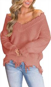 img 2 attached to Stay Cozy And Fashionable With LAMISSCHE'S Off-Shoulder Knitted Sweater That Screams Elegance And Comfort