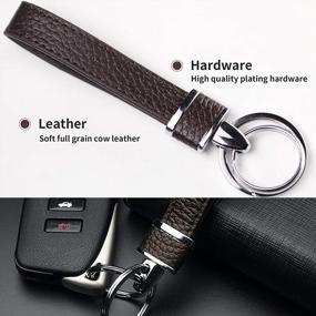 img 2 attached to Sophisticated Ancicraft Leather Keychain - The Ultimate Accessory For Stylish Women And Men