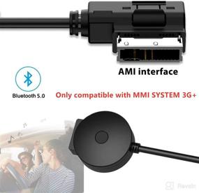 img 2 attached to 🎧 Bluetooth 5.0 Streaming Adapter: Enhance Your MMI 3G+ System's Music Experience with Wireless Aux Connectivity