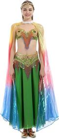 img 3 attached to Transform Your Belly Dance With IMucci'S 360 Degree Isis Angel Wings - Vibrant Colors And Portable Telescopic Sticks For All Ages