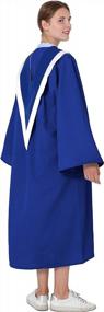 img 2 attached to Unisex Classic Matte Choir Robe And Stole Package By Ivyrobes