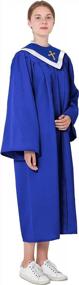 img 3 attached to Unisex Classic Matte Choir Robe And Stole Package By Ivyrobes