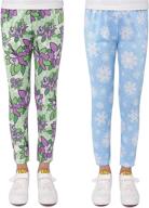 🦋 butterfly5 printed modaioo stretch leggings: trendy girls' clothing for fashionable comfort logo