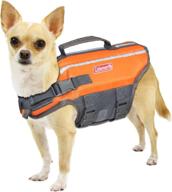 🐾 stay safe with the coleman pet flotation vest for x-small dogs - perfect for pool, boat, beach, and lake! logo