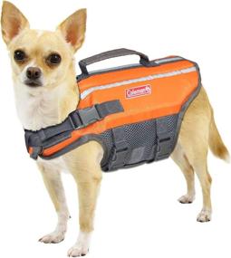 img 1 attached to 🐾 Stay Safe with the Coleman Pet Flotation Vest for X-Small Dogs - Perfect for Pool, Boat, Beach, and Lake!