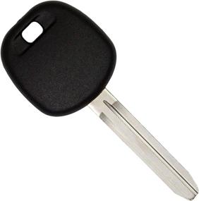 img 3 attached to Enhanced Keyless2Go Replacement Car Key TOY43 with Uncut Transponder and 4C Chip for Next-Gen Ignition Systems