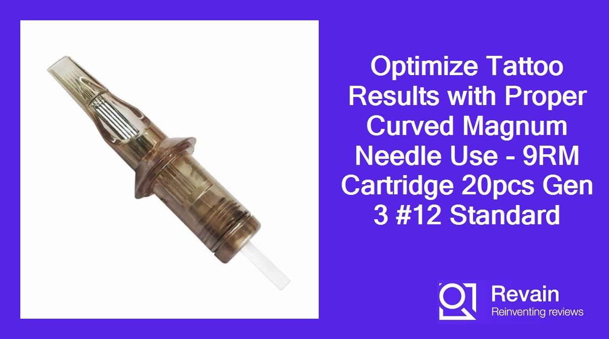 Optimize Tattoo Results with Proper Curved Magnum Needle Use - 9RM Cartridge 20pcs Gen 3 #12 Standard