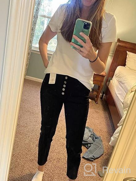 img 1 attached to Get The Perfect Fit With KIRUNDO 2023'S Versatile Skinny Jeans For Women: High-Waisted, Buttoned, Stretchy, And With Pockets! review by Sarah Jones